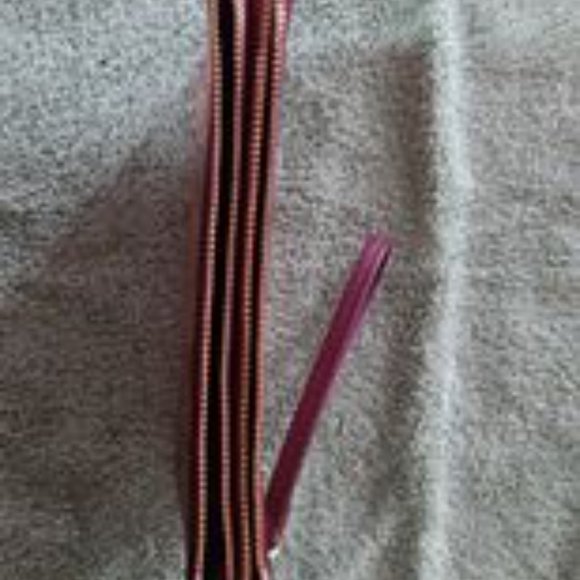 Coach large brown and maroon wallet wristlet - Picture 3 of 3